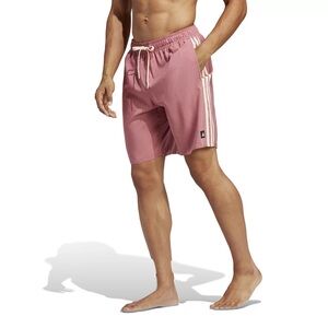 Adidas Rose Pink Swim Shorts Men’s Medium Three Stripe
